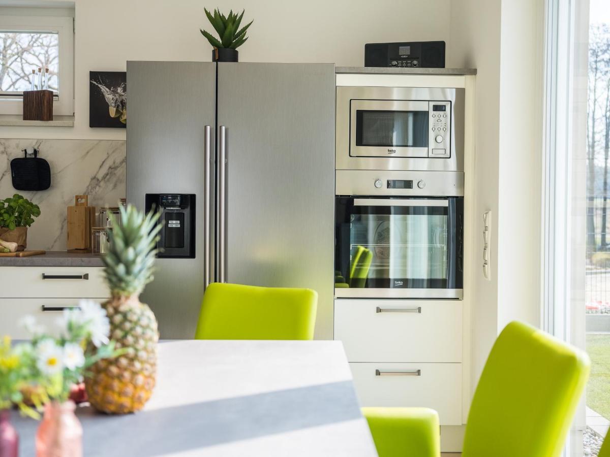 Ferienhaus Fuer Die Ganze Familie - Kamin-Sauna-See Krakow am See Εξωτερικό φωτογραφία
